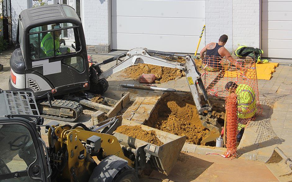 canalisation egout Écouen